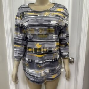 RABE MULTI PATTERNED TOP